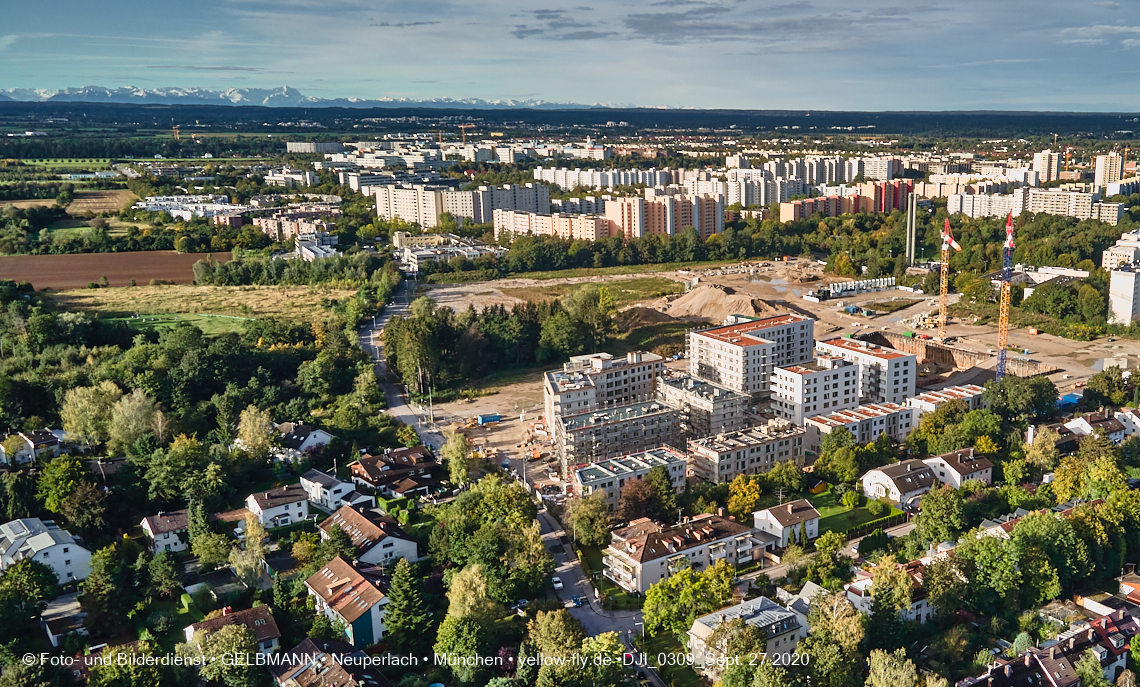 27.09.2020 - Baustelle Alexisquartier in Neuperlach